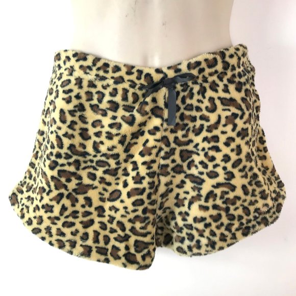 Leopard Skin Fabric Shorts - Picture 1 of 5
